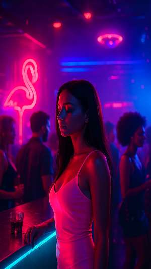 GTA VI Nightclub Interior Neon Lights Party Vibe Wallpaper