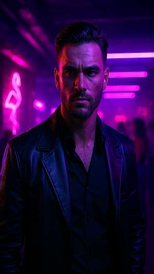 GTA VI Underground Club Neon Purple Lights Wallpaper