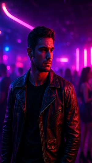 GTA VI Underground Club Neon Purple Lights Wallpaper