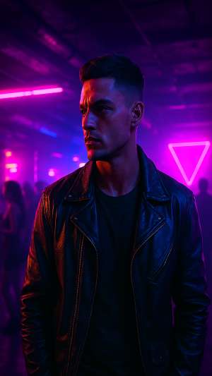 GTA VI Underground Club Neon Purple Lights Wallpaper